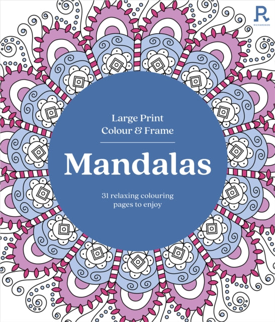 Large Print Colour & Frame - Mandalas
