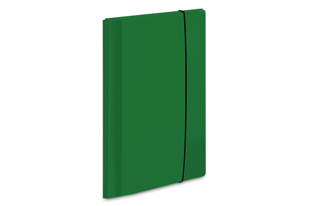 Mapa A4 z elastiko (do 3 cm), zelena