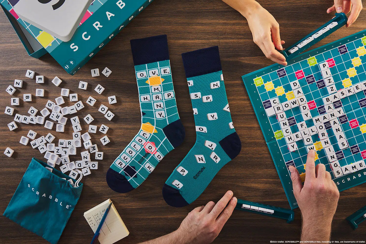 Nogavice Scrabble, št. 43-46