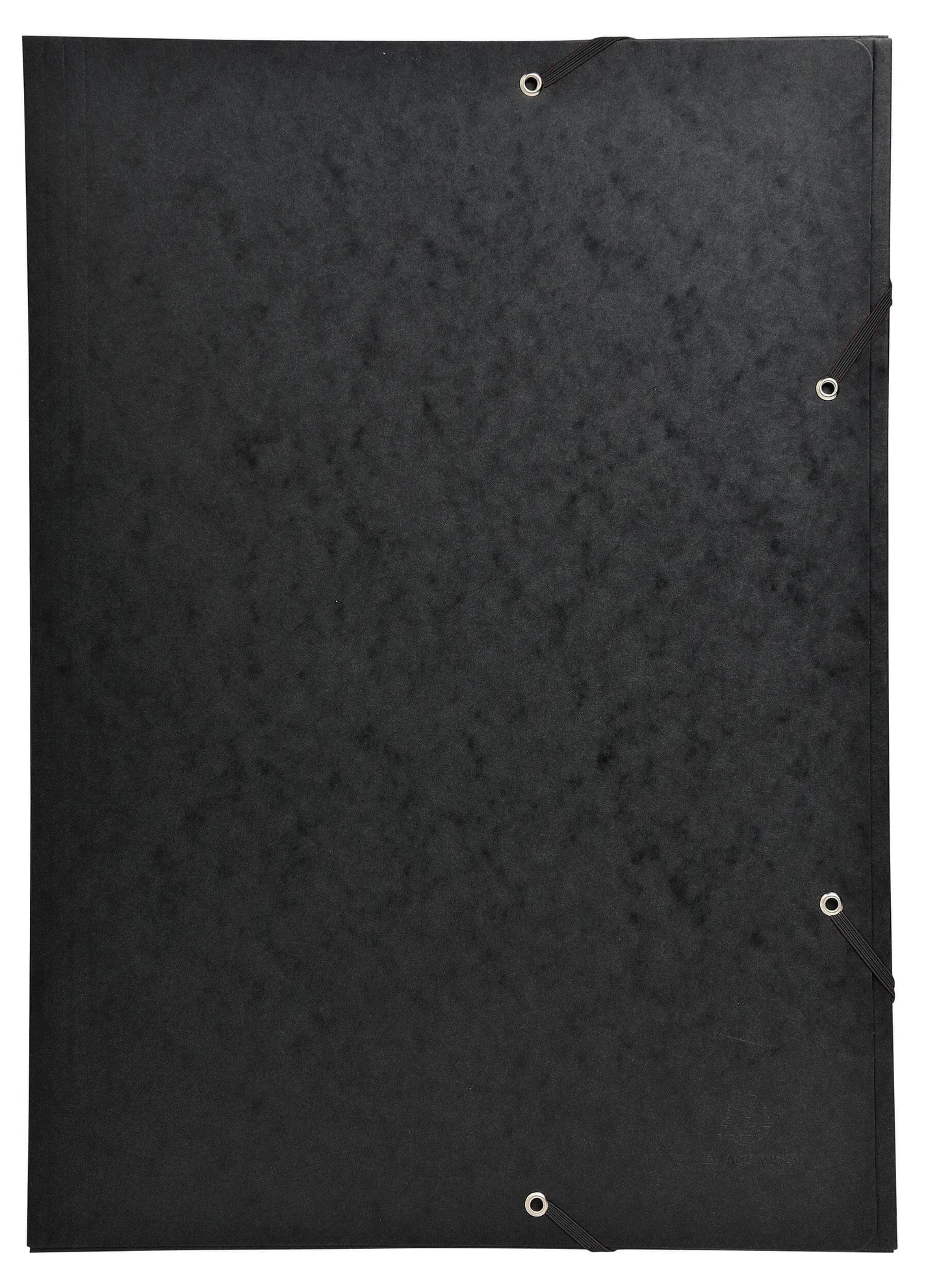 Mapa s klapo in elastiko Exacompta, kartonska, A3, črna