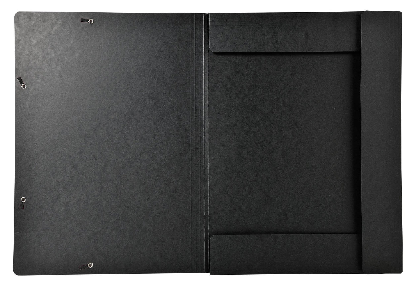 Mapa s klapo in elastiko Exacompta, kartonska, A3, črna