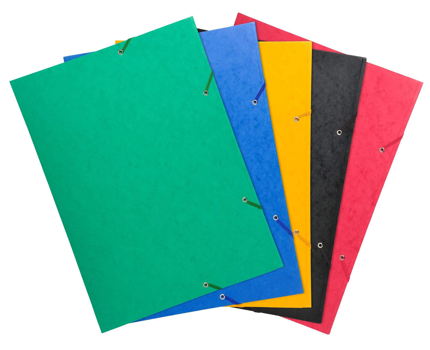 Mapa s klapo in elastiko Exacompta, kartonska, A3, črna