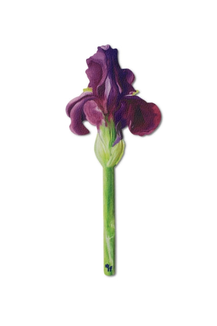 Flower Bookmarks - Painted Iris