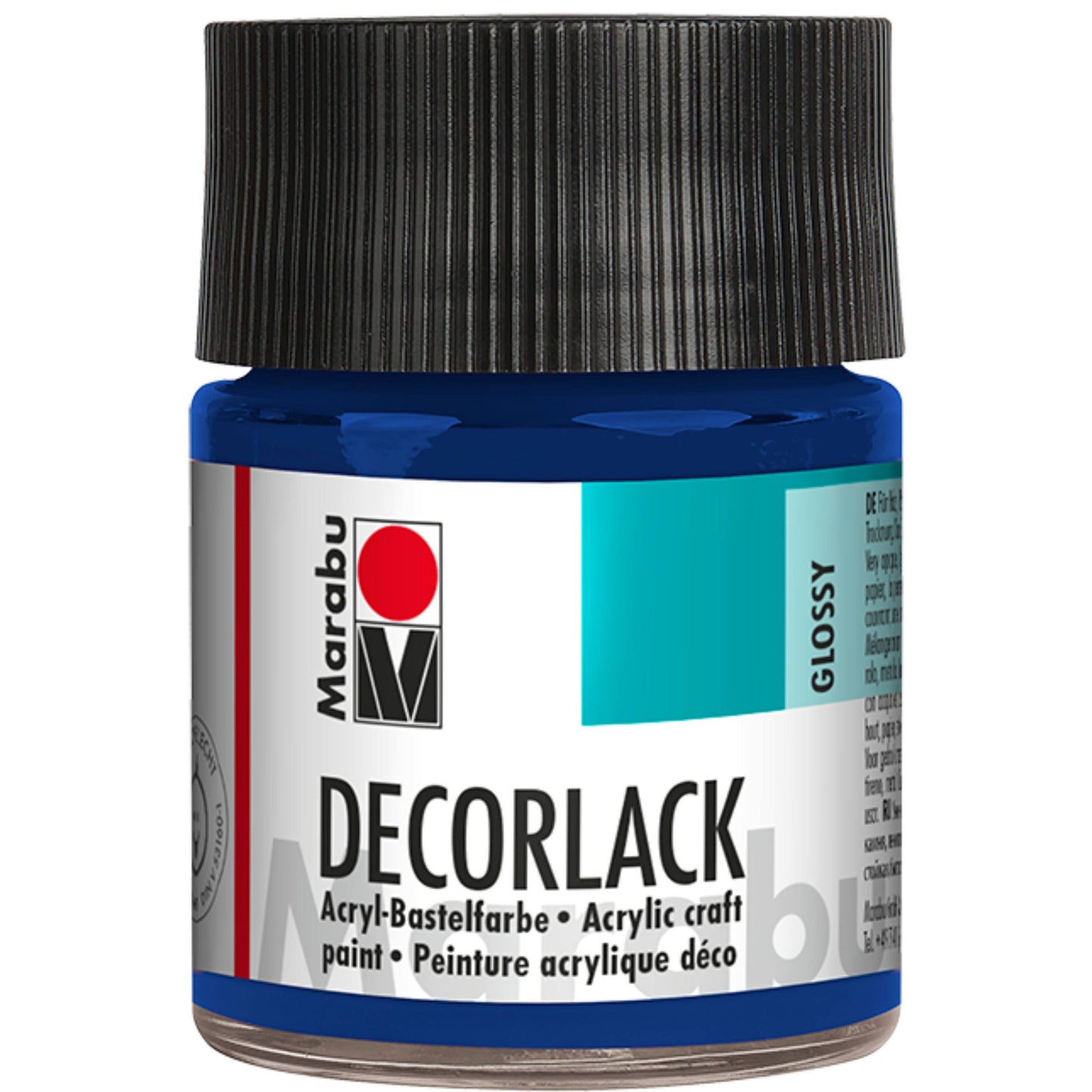 Barva Marabu Decorlack Acryl, srednje modra 052, 50 ml