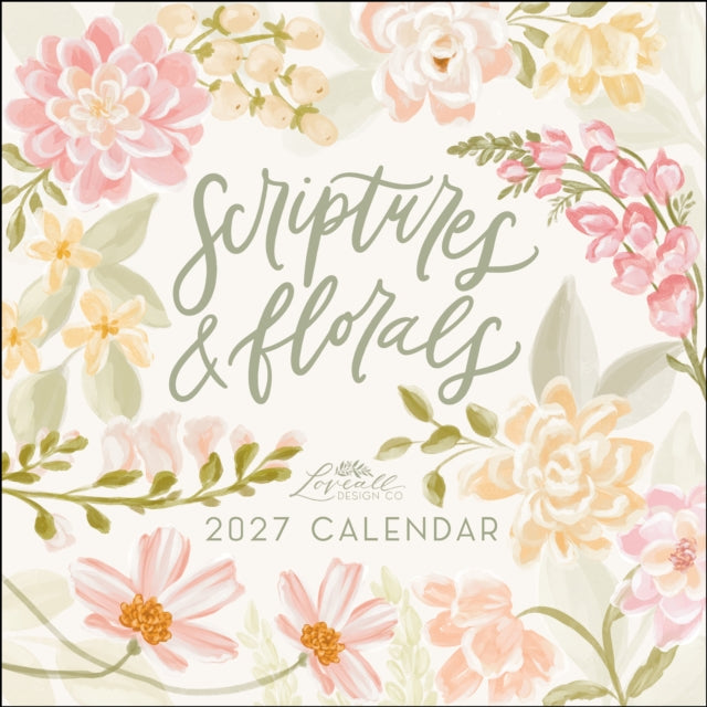 Scriptures and Florals 2027 Wall Calendar