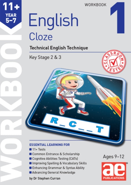 11+ English Year 5-7 Cloze Workbook 1