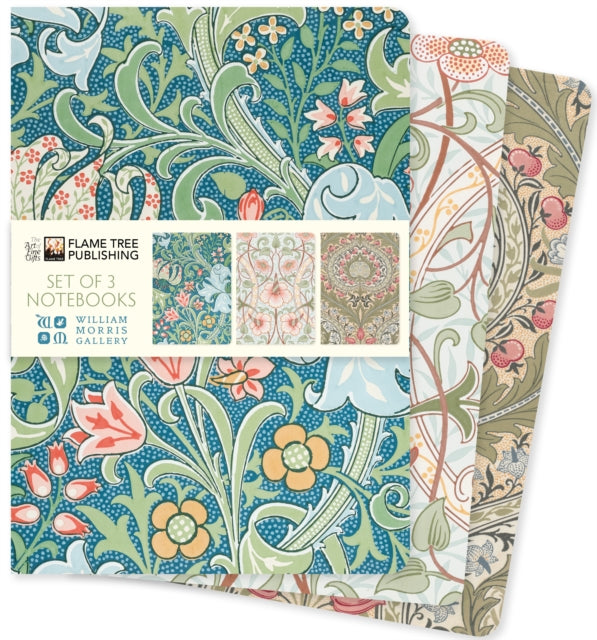 William Morris Gallery Set of 3 Standard Notebooks