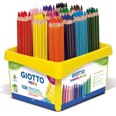 Barvice Giotto 523500 Mega, v lončku 108/1