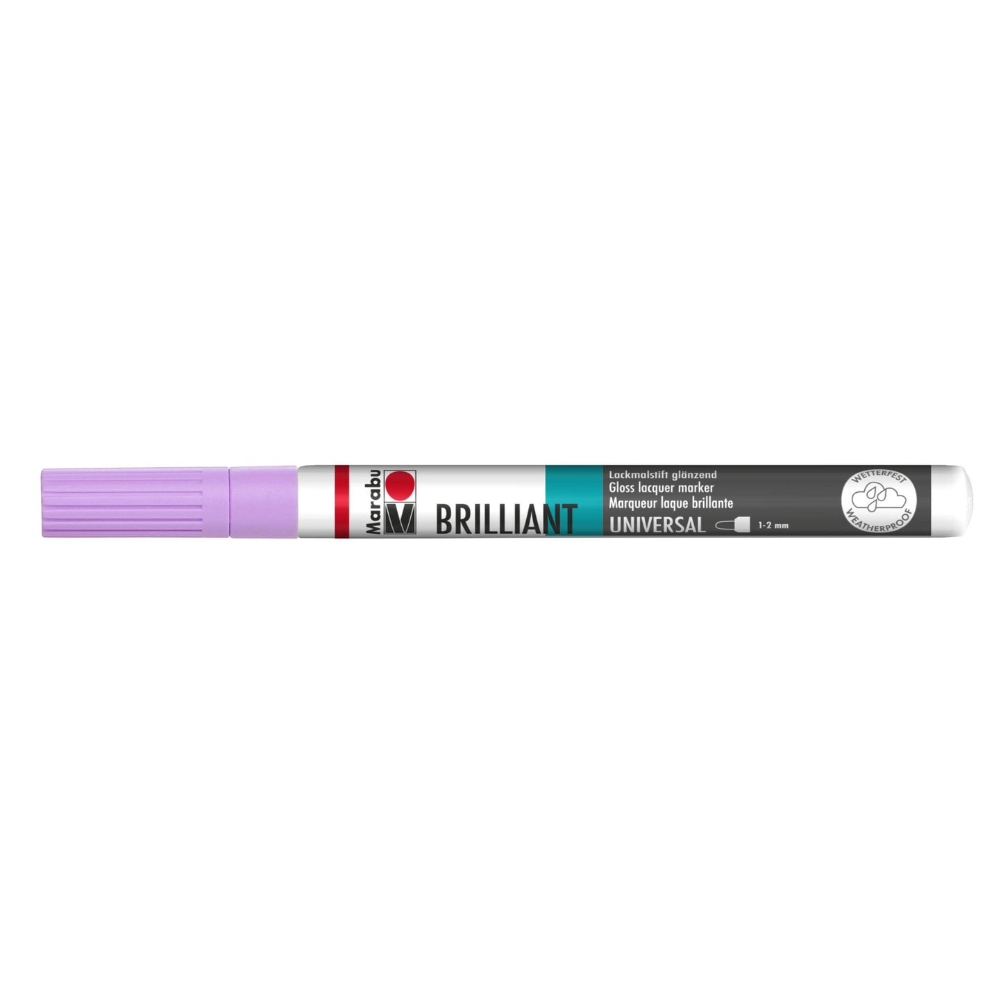Marker Marabu Brilliant painter, roza 033, 1-2 mm