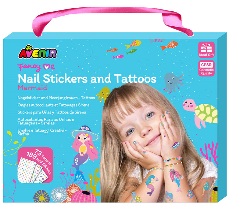 Nalepke za nohte Avenir, morske deklice