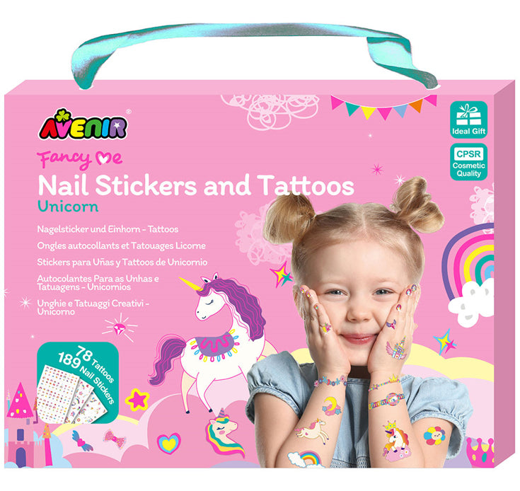 Nalepke za nohte Avenir, samorogi