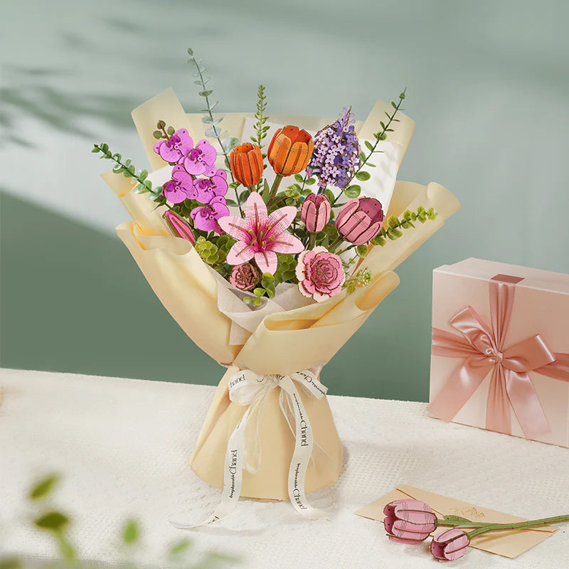 3D sestavljanka Pink Tulip