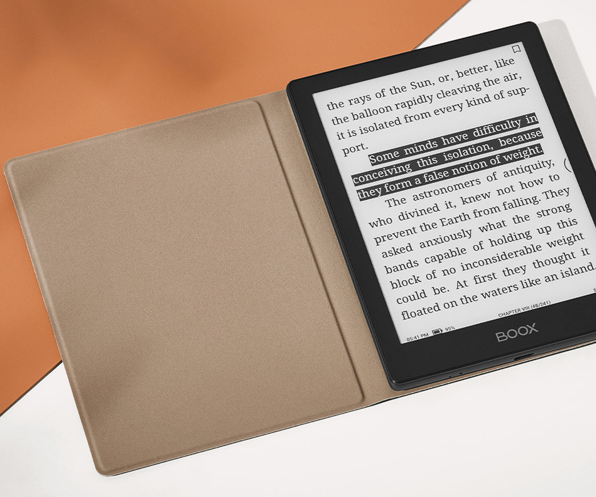 Magnetni preklopni ovitek za e-bralnik BOOX Go 6, črn