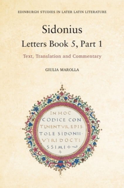 Sidonius: Letters Book 5, Part 1