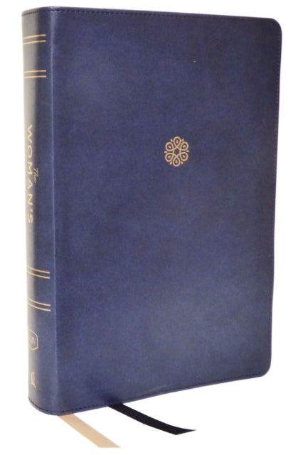 KJV, The Woman's Study Bible, Blue Leathersoft, Red Letter, Full-Color Edition, Comfort Print
