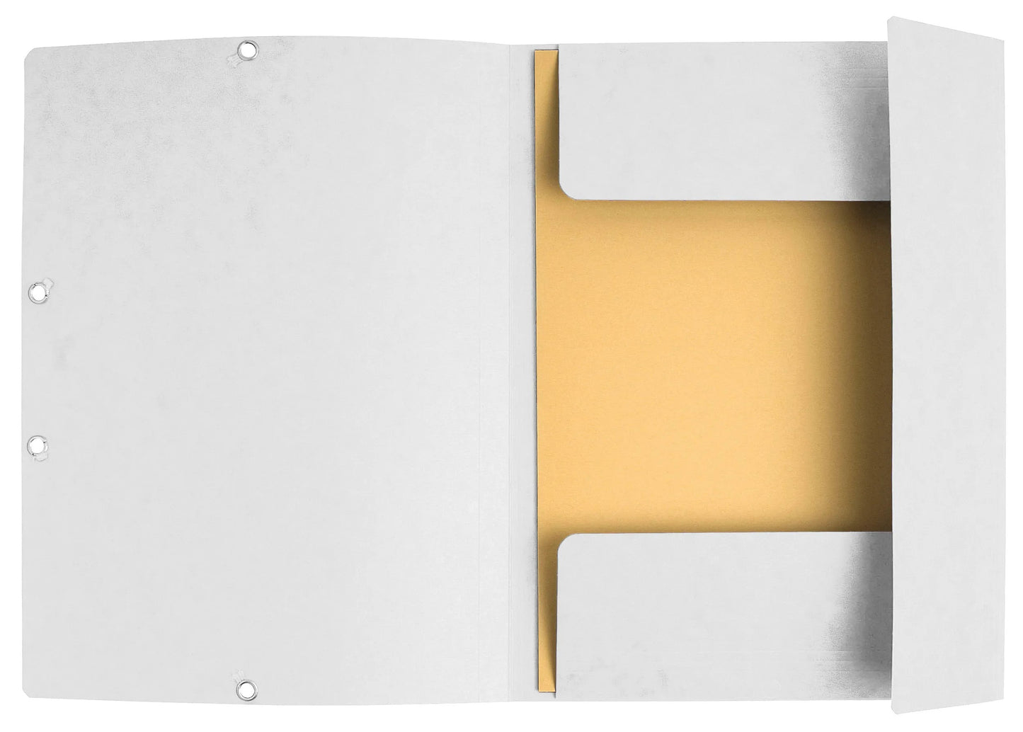 Mapa s klapo in elastiko Exacompta, A4, kartonska, bela