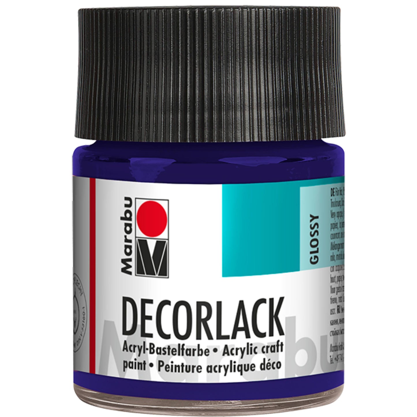 Barva Marabu Decorlack Acryl, temno vijolična 051, 50 ml
