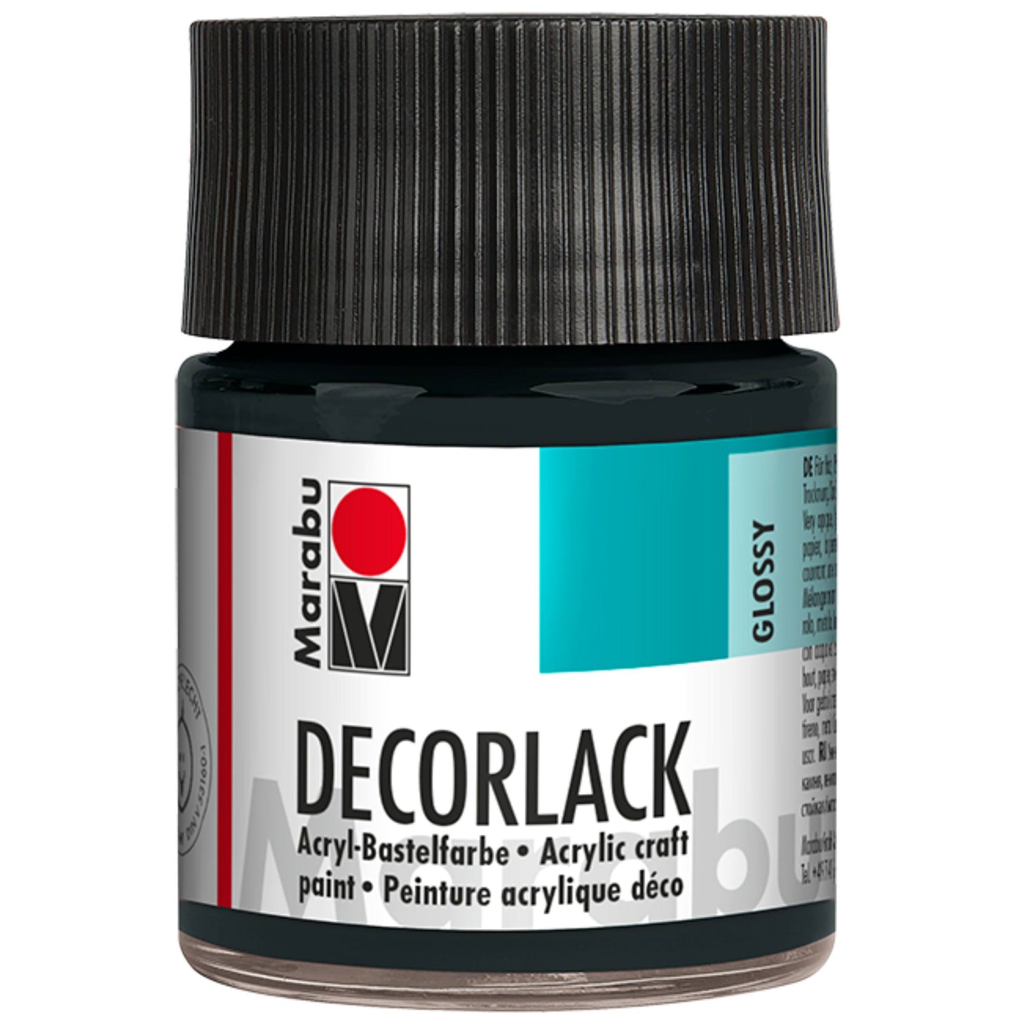 Barva Marabu Decorlack Acryl, črna 073, 50 ml