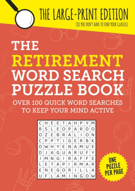 Retirement Word Search Puzzle Book