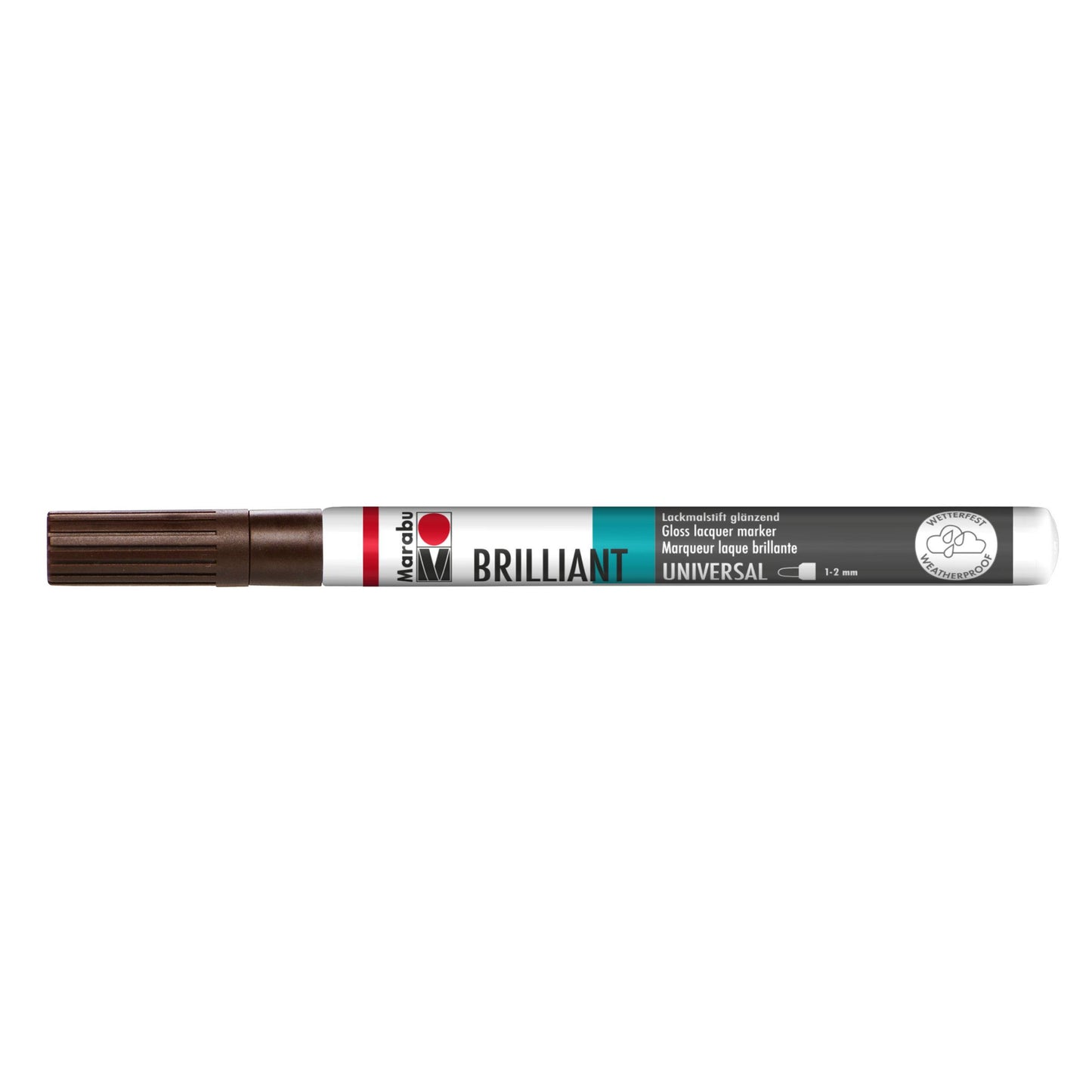 Marker Marabu Brilliant painter, rjava 295, 1-2 mm