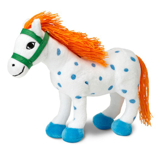 Plišasta igrača Pika Nogavička, konj, 22 cm