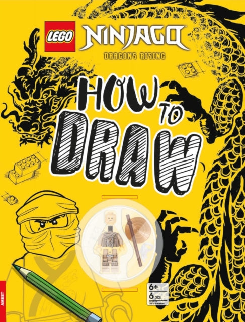 LEGO(R) NINJAGO(R): How to Draw (includes Master Wu minifigure)