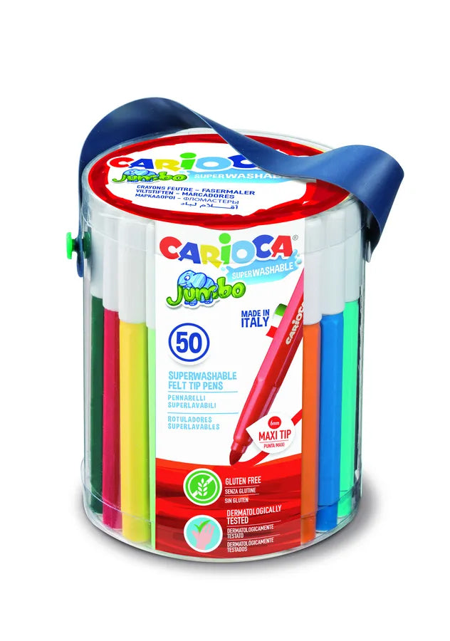 Flomastri Carioca 42312 Jumbo, v lončku, 50/1