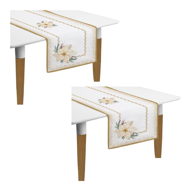 Set prazničnih prtov, WHITE ELEGANCE