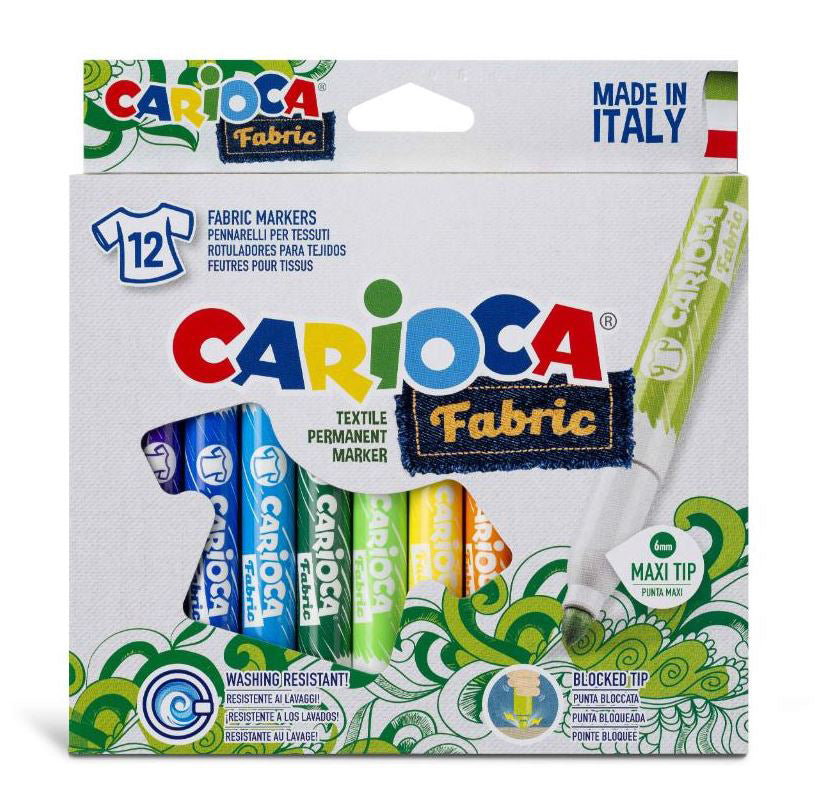 FLOMASTRI CARIOCA 40957 ZA TEKSTIL CROMATEX 12/1