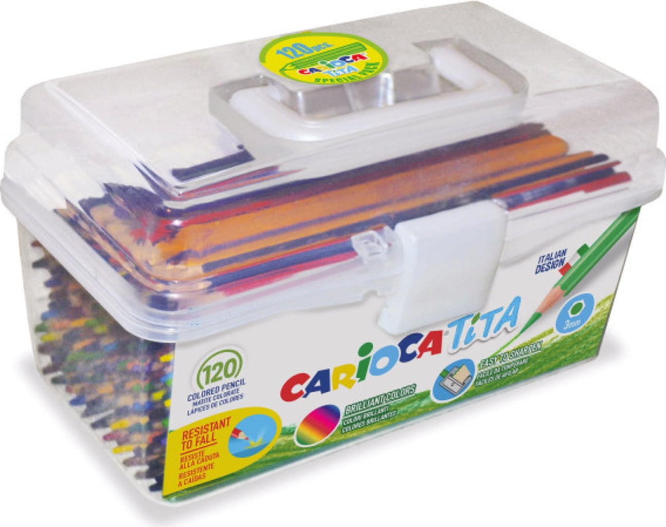 Barvice Carioca 42800 Tita, v PVC škatli, 120/1