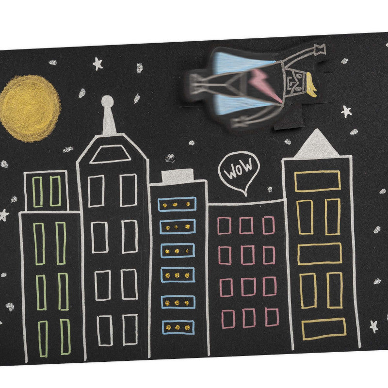 Kreativni set za izdelavo voščilnic Carioca Metallic, 17/1
