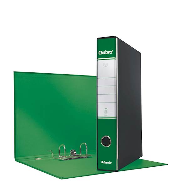 Registrator v škatli, Esselte Oxford A4/50mm, zelen