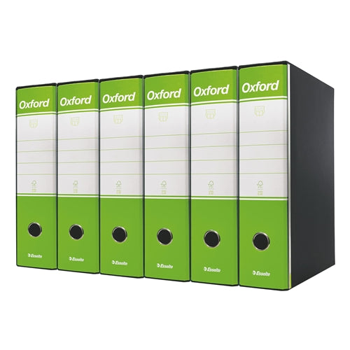 Registrator v škatli Esselte Oxford A4/80mm, svetlo zelen