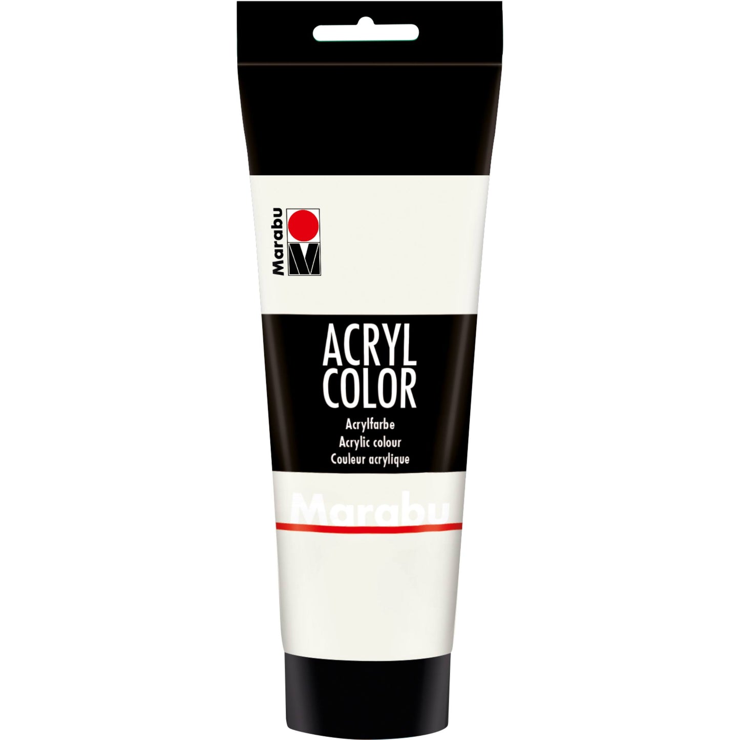 Akrilna barva Marabu, bela 070, 225 ml