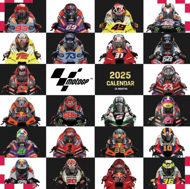 Moto GP Square Wall Calendar 2025