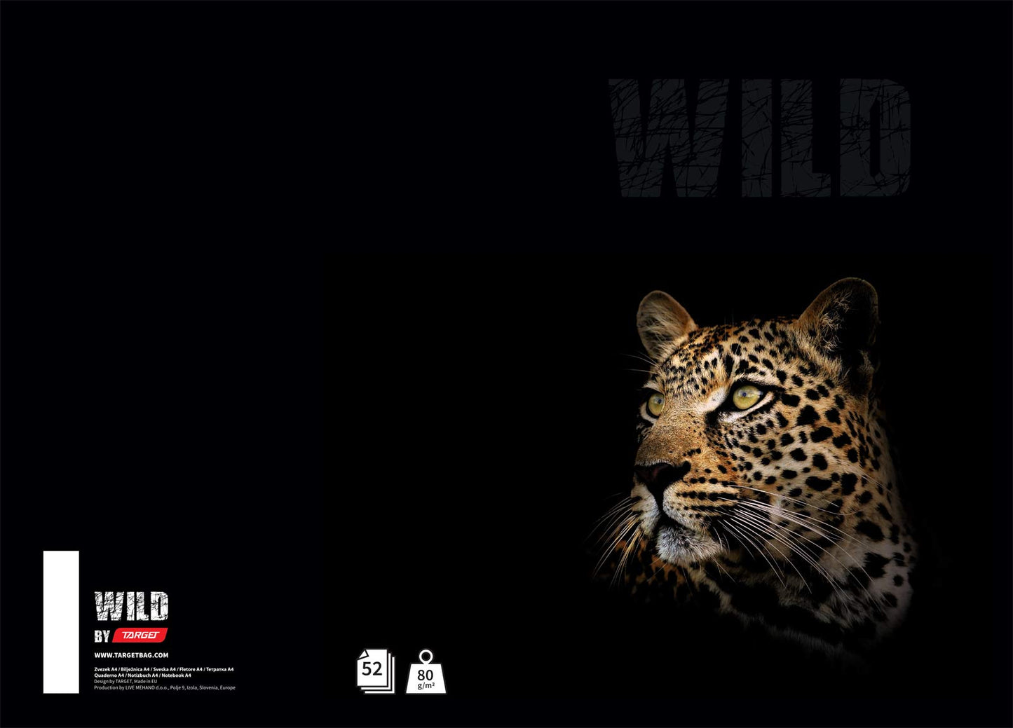 ZVEZEK A4 D 52L TARGET 26864 80G ANIMAL WILD (23)