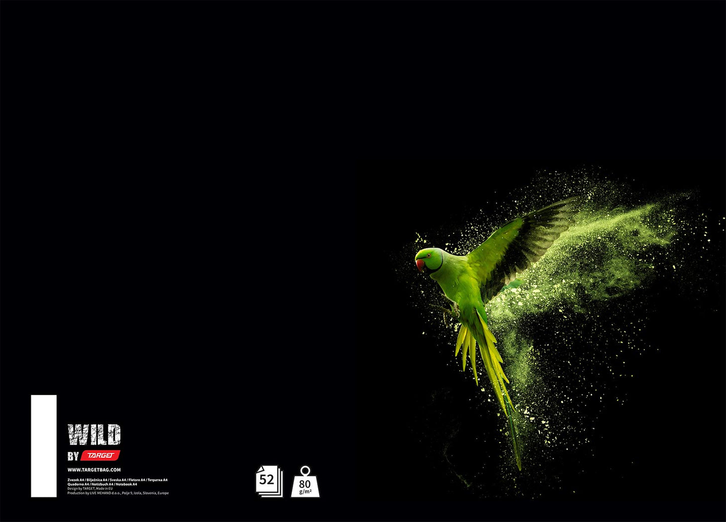 ZVEZEK A4 D 52L TARGET 26864 80G ANIMAL WILD (23)