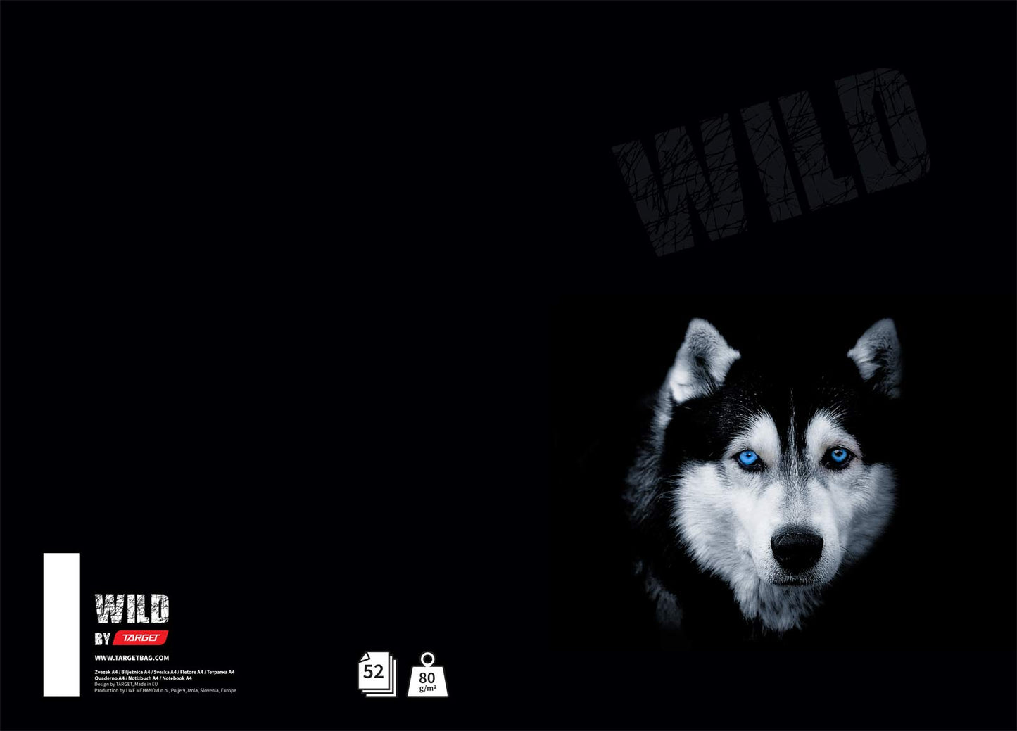 ZVEZEK A4 D 52L TARGET 26864 80G ANIMAL WILD (23)