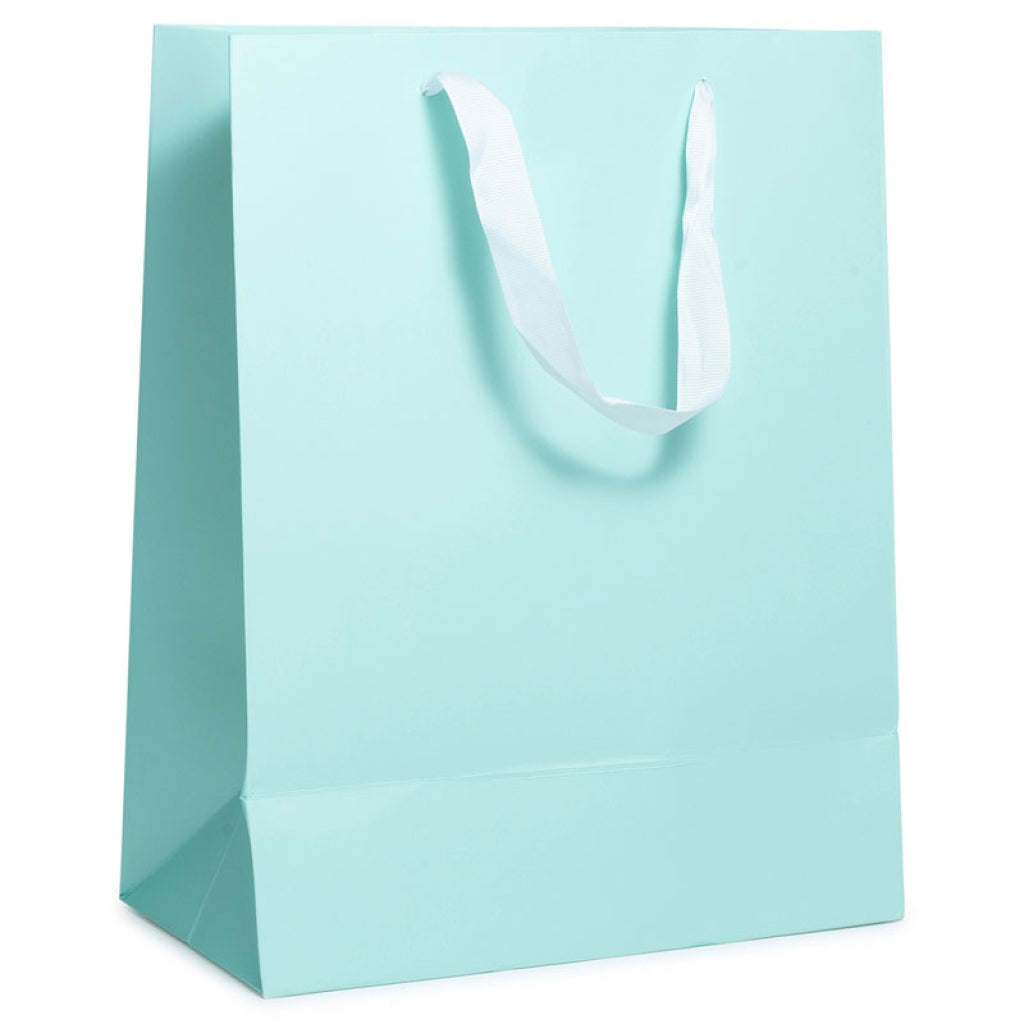Darilna vrečka MHome, Svetlo modra, 26x13x32