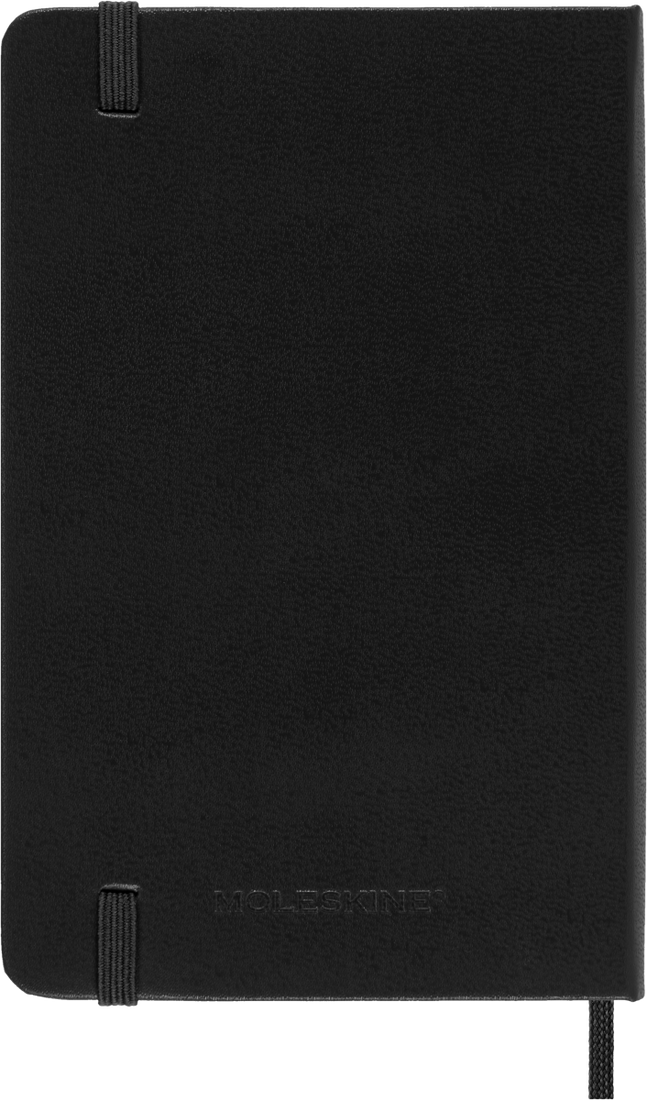 Planer Moleskine 2026, 12-mesečni, pocket, tedenski horizontalen, trde platnice, črn