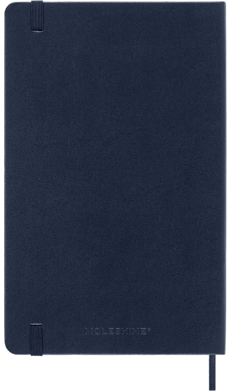 Planer Moleskine 2025/2026, 18-mesečni, large, tedenski, trde platnice, moder