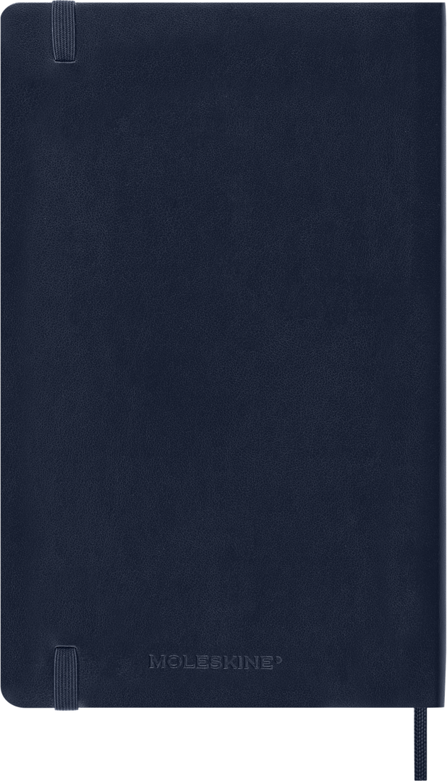 Planer Moleskine 2025/2026, 18-mesečni, large, tedenski, mehke platnice, moder