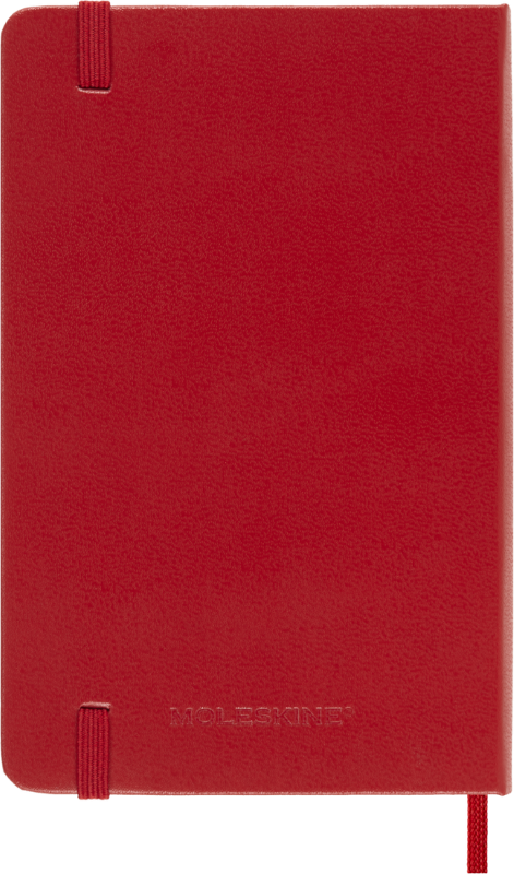 Planer Moleskine 2025/2026, 18-mesečni, pocket, tedenski, trde platnice, rdeč