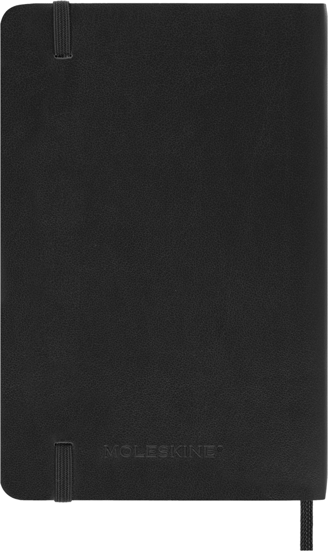 Planer Moleskine 2025/2026, 18-mesečni, pocket, tedenski, mehke platnice, črn