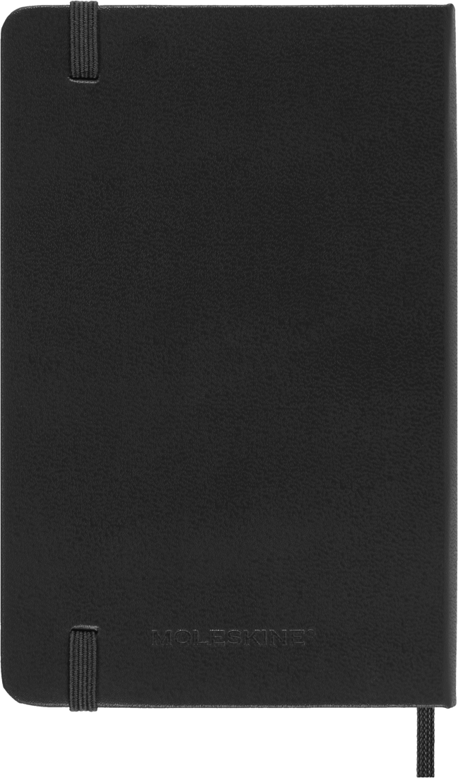 Planer Moleskine 2025/2026, 18-mesečni, pocket, tedenski, trde platnice, črn