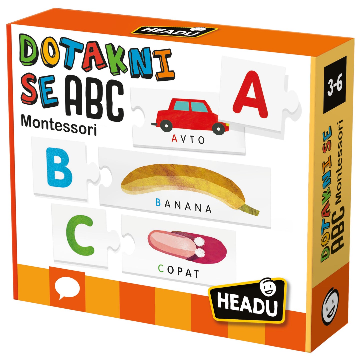 Igra HEADU Montessori, Dotakni se ABC