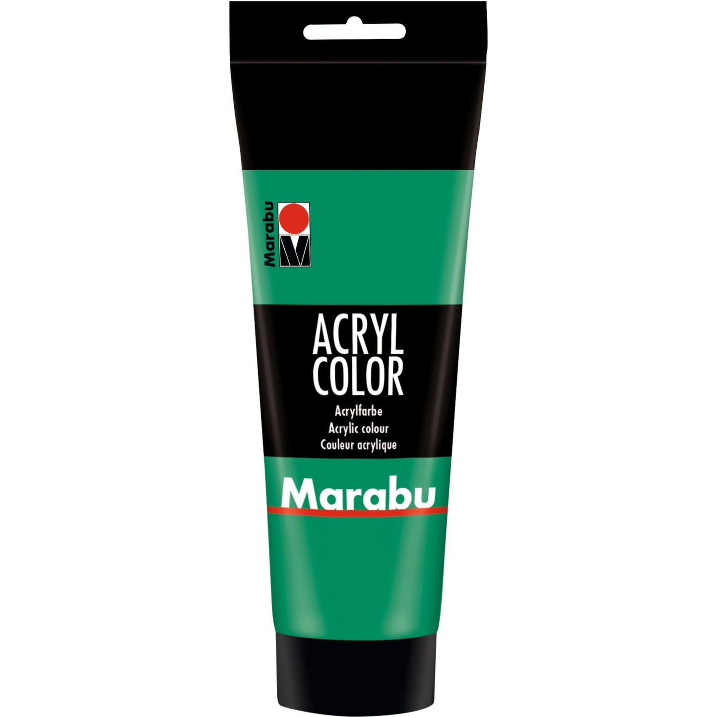 Akrilna barva Marabu, zelena 067, 225 ml