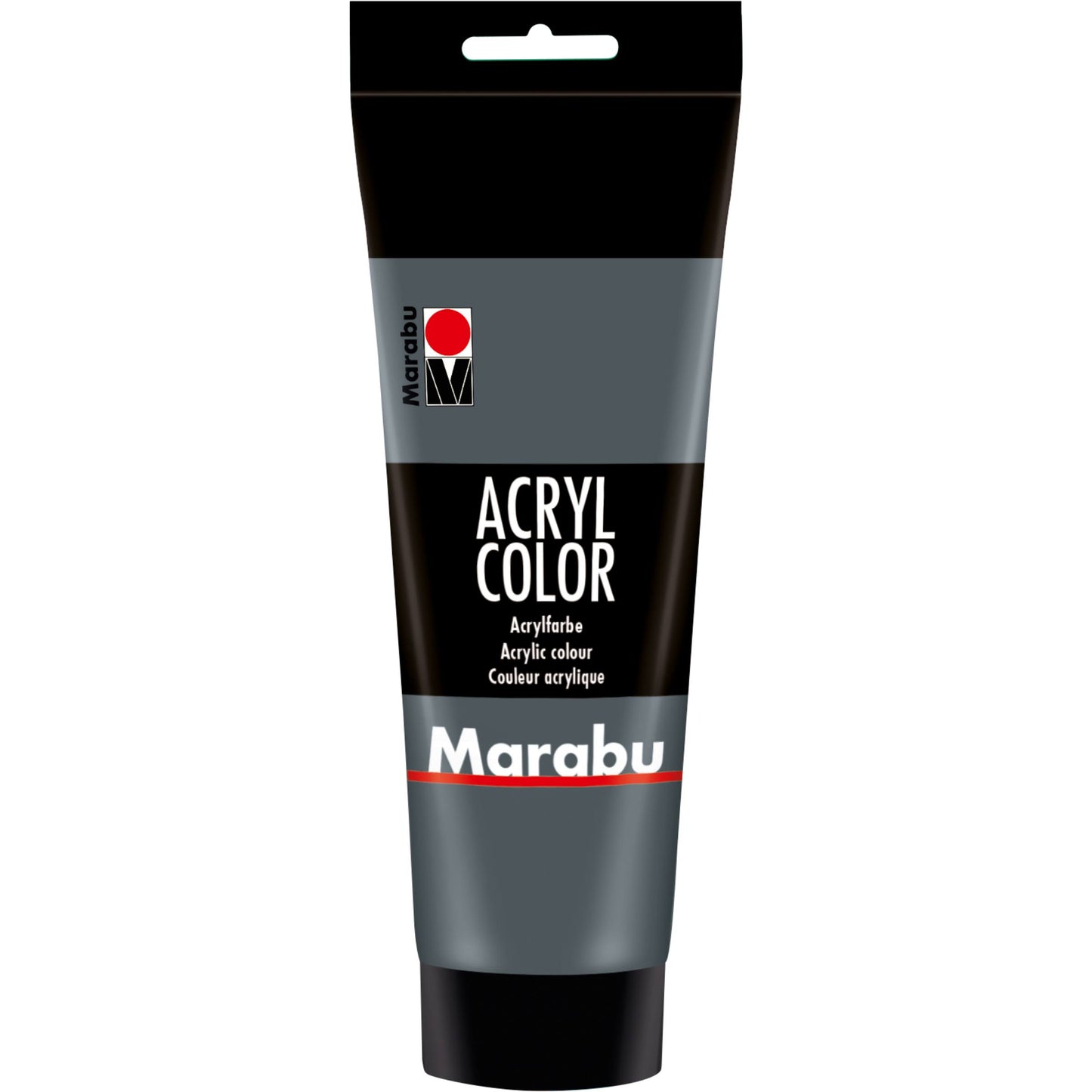 Akrilna barva Marabu, temno siva 079, 225 ml