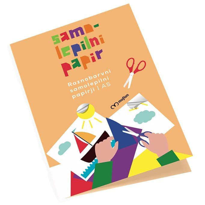 PAPIR KOLAŽ A5 MUFLON 775121 13L SAMOLEPILNI