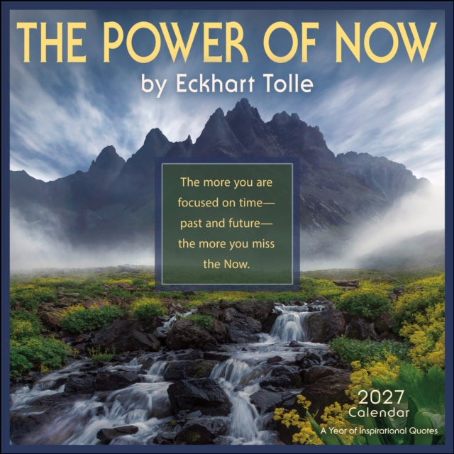 Power of Now 2027 Wall Calendar
